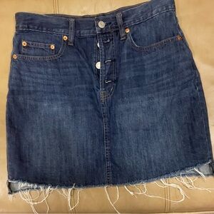 GAP Dark Blue Denim Mini Skirt